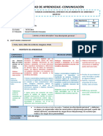 COMUNICACIÓN Texto Descriptivo Daniel