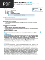 Tutoría Nuestros Super Poderes