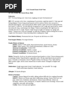 Esther Park - SOAP NOTE - Abdominal Pain | PDF | Constipation ...