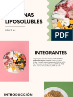 Vitaminas y Lípidos