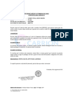 Informe Medico - Certificado Medico - Gomez Vega Jesus Smith