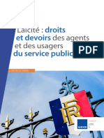 Livre - Blanc - Laicite Droits Et Devoirs Des Agents Et Des Usagers Du Service Public