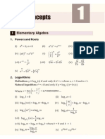 Algebra Formula