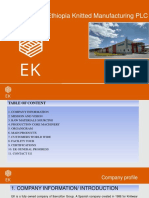 Company Profile EK Ethiopia Knitted Manufacturing PLC 03.06.22