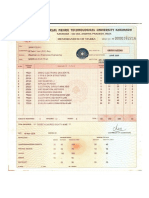 Individual Mark Sheets