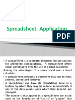 Spreadsheet+Application 1