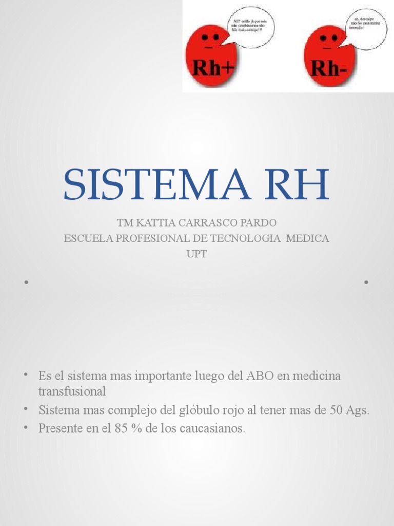 Sistema Rh: Importancia y Genética | PDF | Tejido (biología) | Inmunología