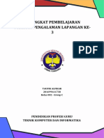 Perangkat Pembelajaran Praktik Pengalaman Lapangan Ke-3: Pendidikan Profesi Guru Teknik Komputer Dan Informatika