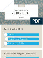 Pertemuan 8 - Risiko Kredit