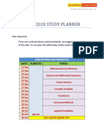 Tneb 2020 Study Planner