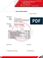 Serah Terima PT. BCA Multifinance (Cabang Gresik)