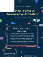 Main Points of Comparative Literature