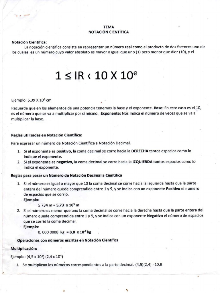 Notación Científica PDF