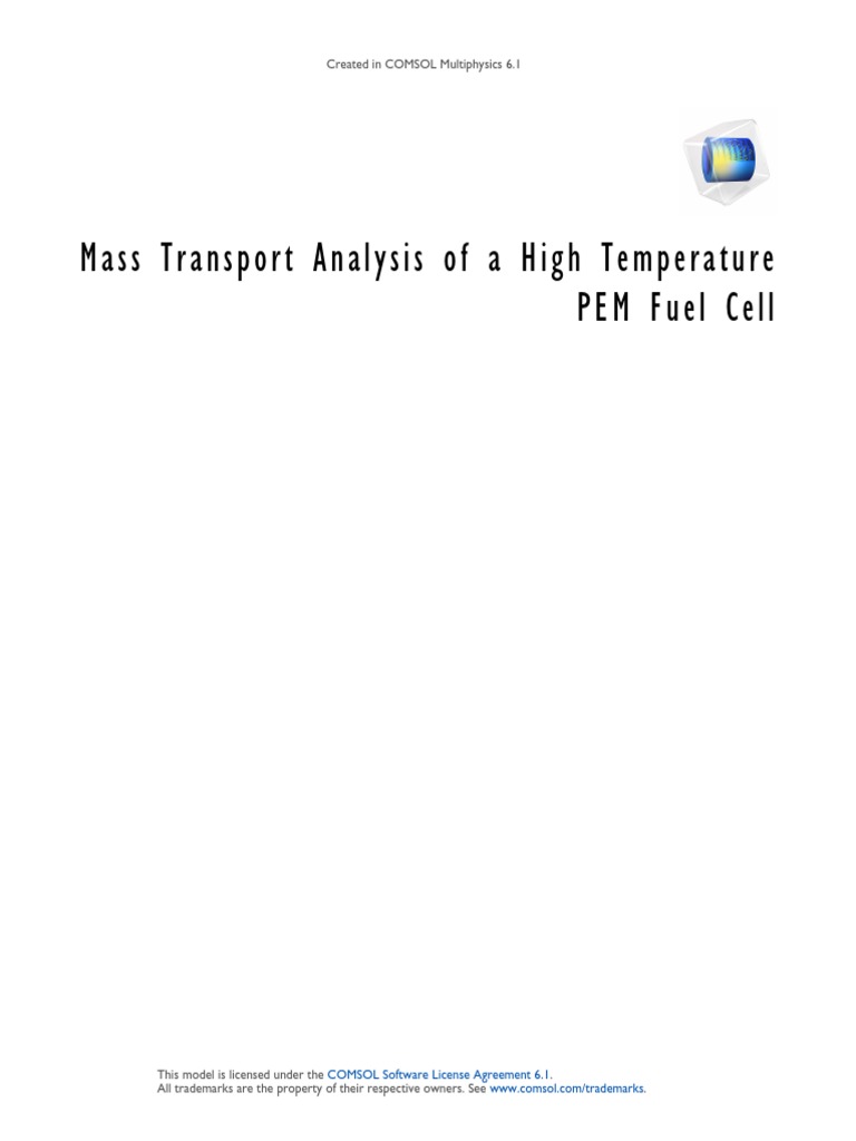 High-Temperature PEM Fuel Cell Model | PDF | Fuel Cell | Electrode