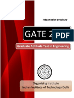 GATE 2012: Graduate Aptitude Test in Engineering