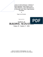 Building Acoustics: Journal of