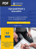 Agrupabilidad y Encuadre