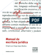 Lopez Medina Diego - Manual de Escritura Juridica (Cap1-5)