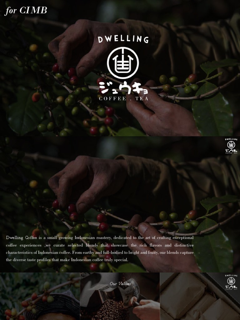 Dwelling Coffee Beans PDF Coffee Drink