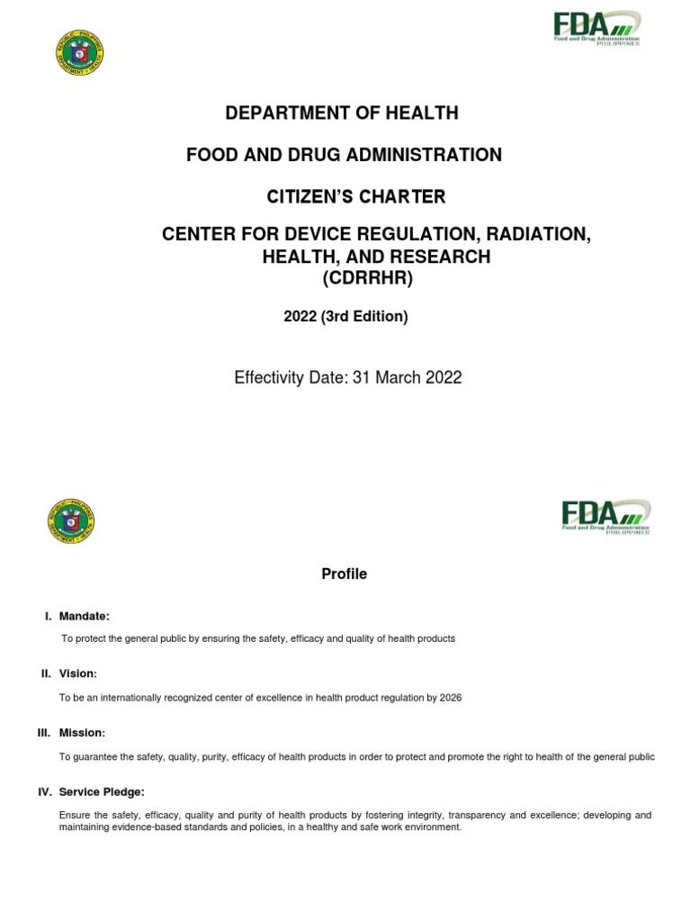 CDRRHR Guidelines for Medical Devices | PDF | Medical Device | Food And ...