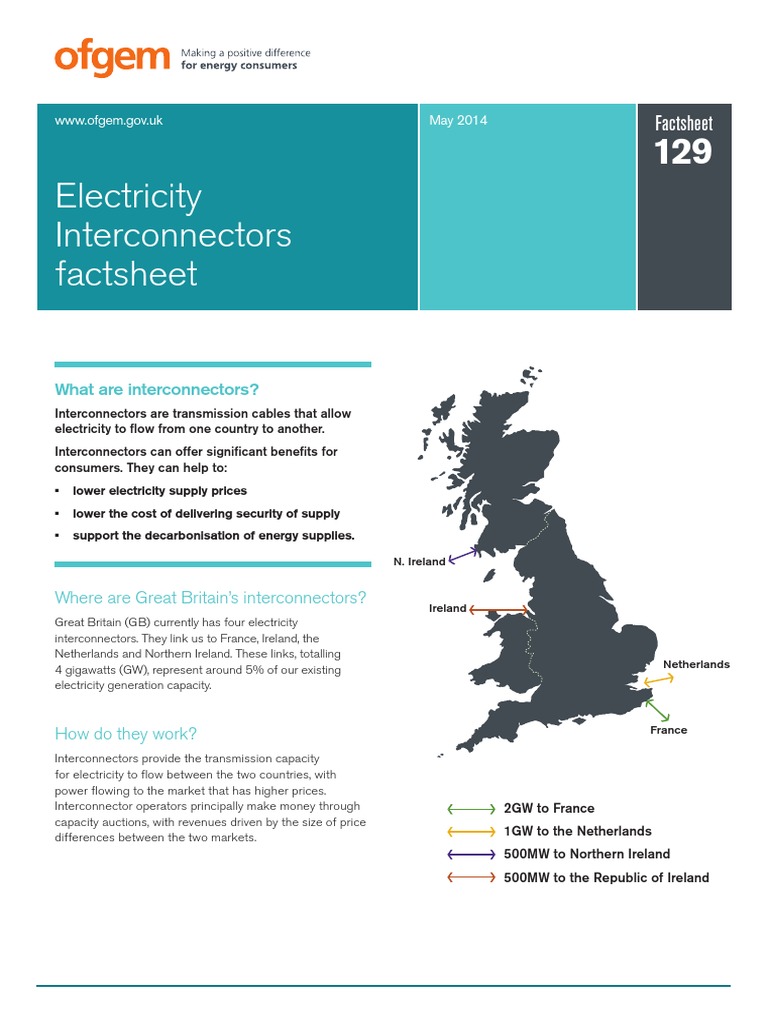 Electricity Interconnectors Overview | PDF | Electric Power ...