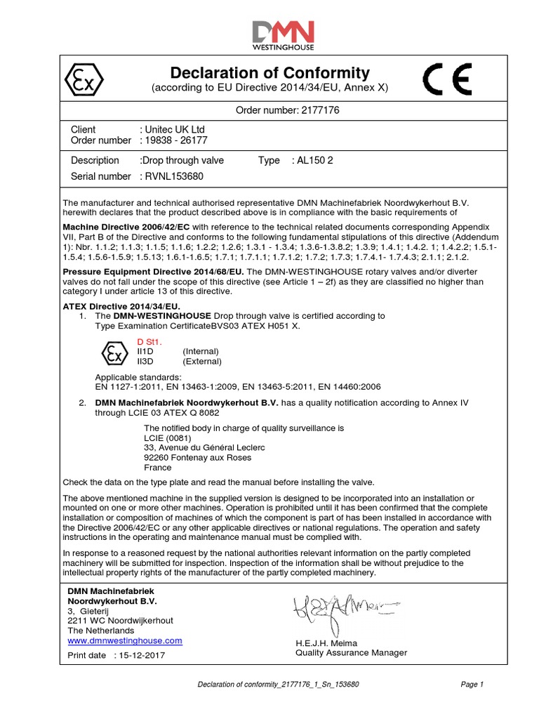Al Series | PDF | Valve | Safety