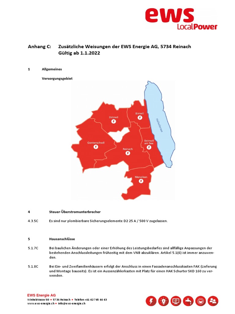 Werkvorschriften EWS | PDF