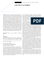 The Dynamics of Granular Flow in An Hourglass