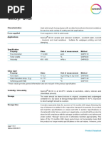 Technical Data Sheet: PVC Resin AU-67R | PDF | Polyvinyl Chloride ...
