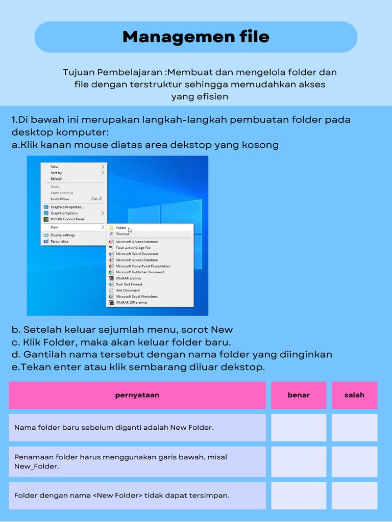 Pengelolaan Folder dan File Efisien | PDF