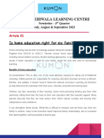 Kumon Ashr Award Srilanka Plan 2022/2023