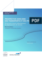 Prospective 2040-2060 Des Transports Et Des Mobilites - Rapport Thematique - Marchandises - Transports Maritimes Et Ports - Fevrier 2022
