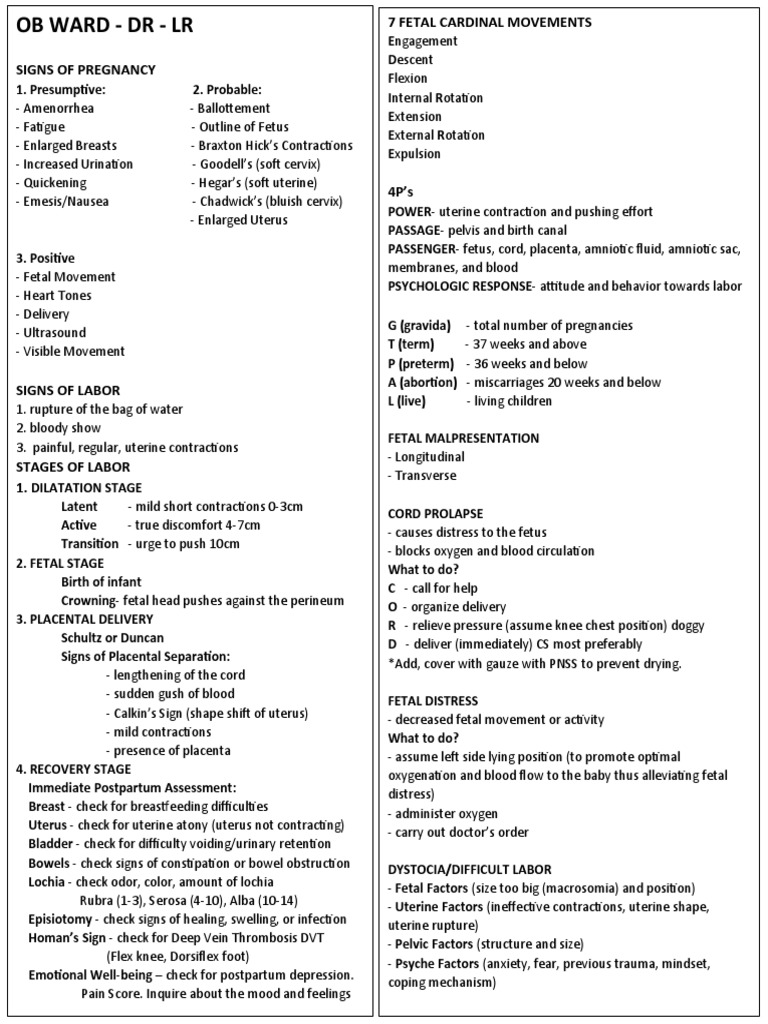 All notes revalida pdf