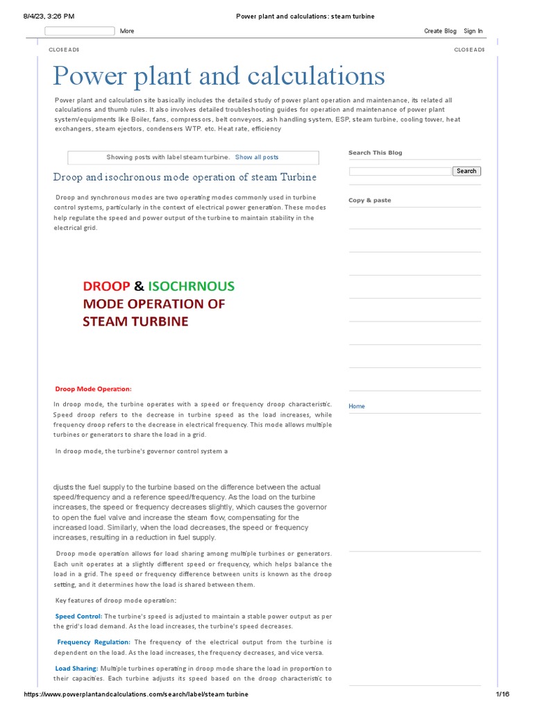 Steam Turbine Operation Modes Explained | PDF | Pump | Turbine