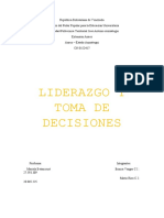 Liderazgo y Toma de Decisiones