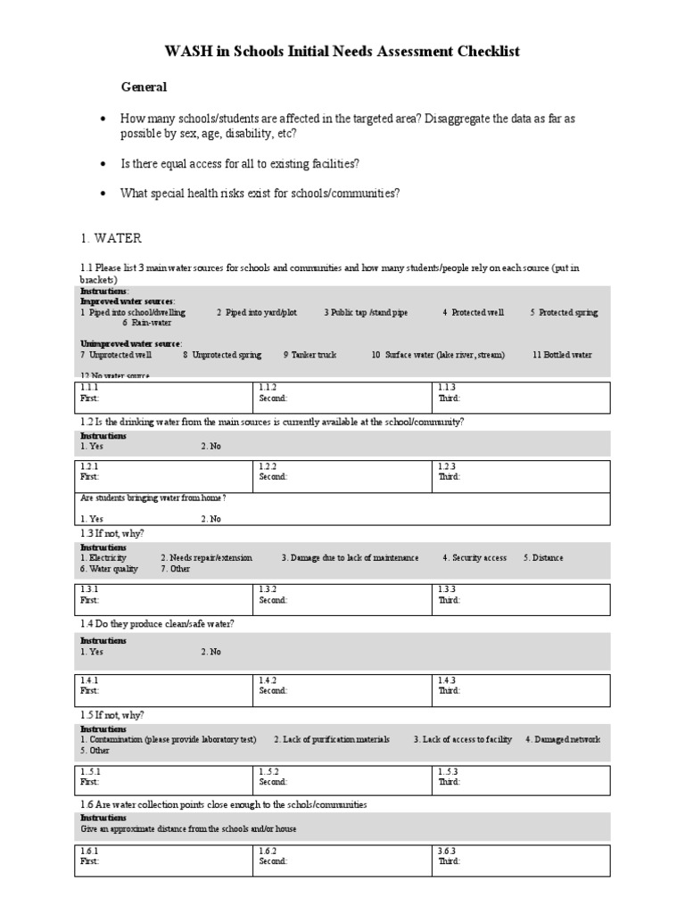 6Emergency_Assessment_Checklist_WASH_in_Schools_revised1 PDF