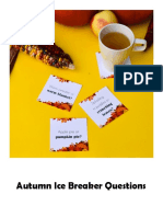 Autumn Ice Breaker Questions