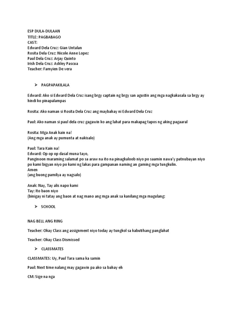 Esp Dula | PDF