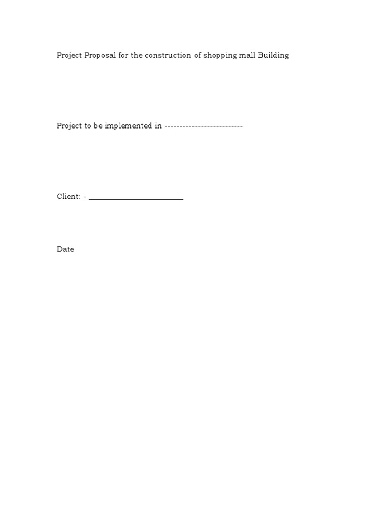 CONSTRUCTION PROJECT PROPOSAL SAMPLE PDF FOR STUDENTS visual data 8