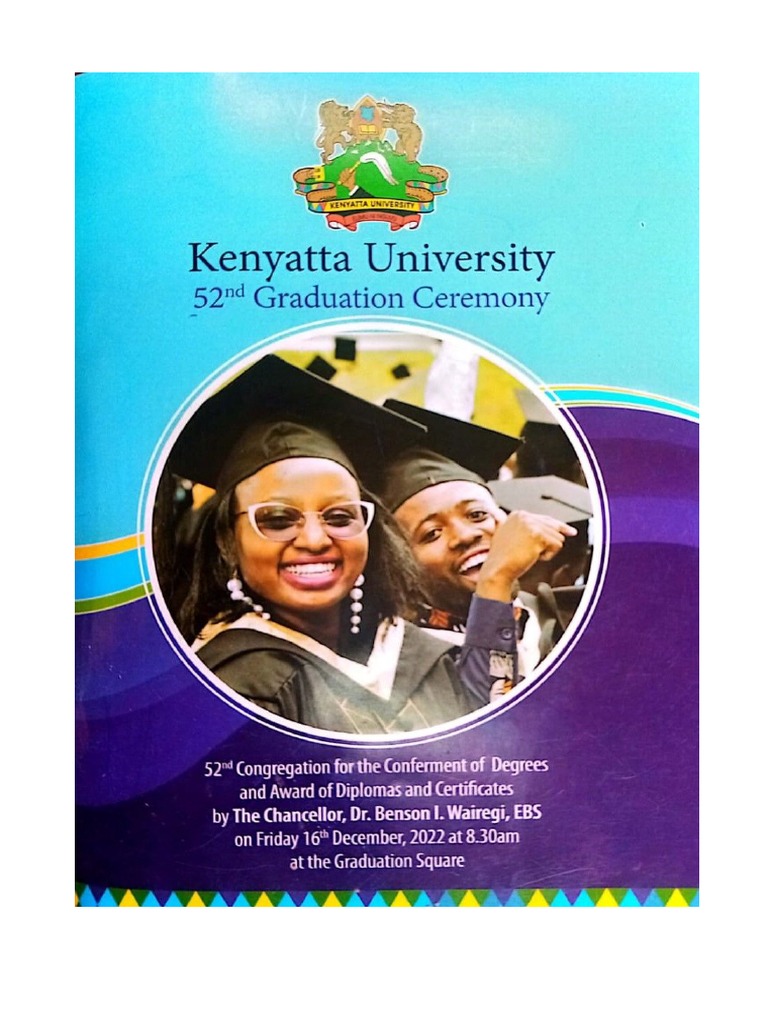 52nd Graduation Booklet | PDF