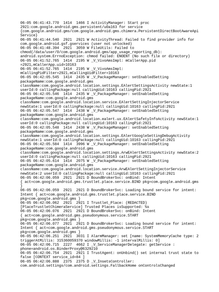 Log | PDF | System Software | Computing