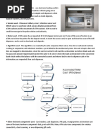 ATM Machine Operation and Components | PDF | Automated Teller Machine ...