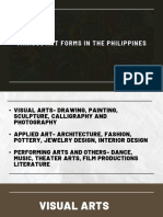 Various Art Form in The Philippines