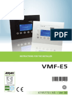 Aermec VMF E5 Installation Manual Eng