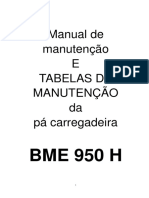 Manual de Manutenção e Tabelas de Manutenção BME 950H