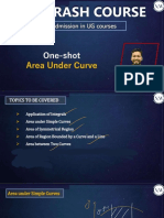 Area Under Curve in 1 Shot - Class Notes