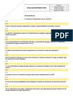 Evaluacion SST