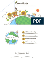 Green Earth Cartoon PowerPoint Templates