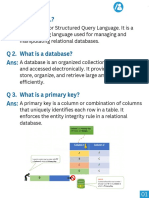 Questions and Answers in SQL