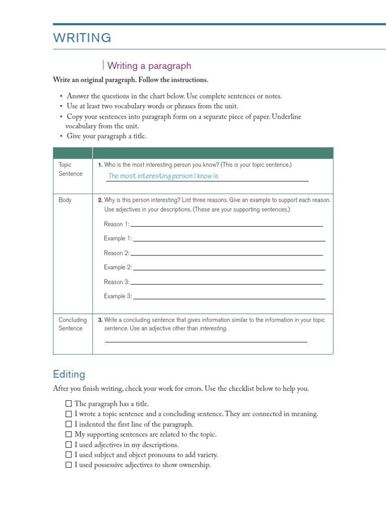 Paragraph Outline | PDF